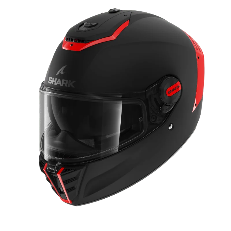 SHARK SPARTAN RS BLANK 消光黑紅 素色