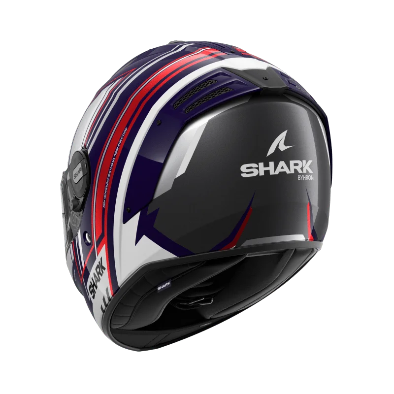 SHARK SPARTAN RS BYHRON 藍紅 彩繪