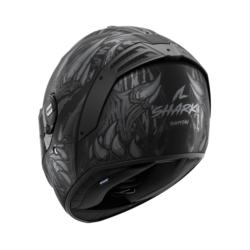 SHARK SPARTAN RS SHAYTAN 黑灰 彩繪