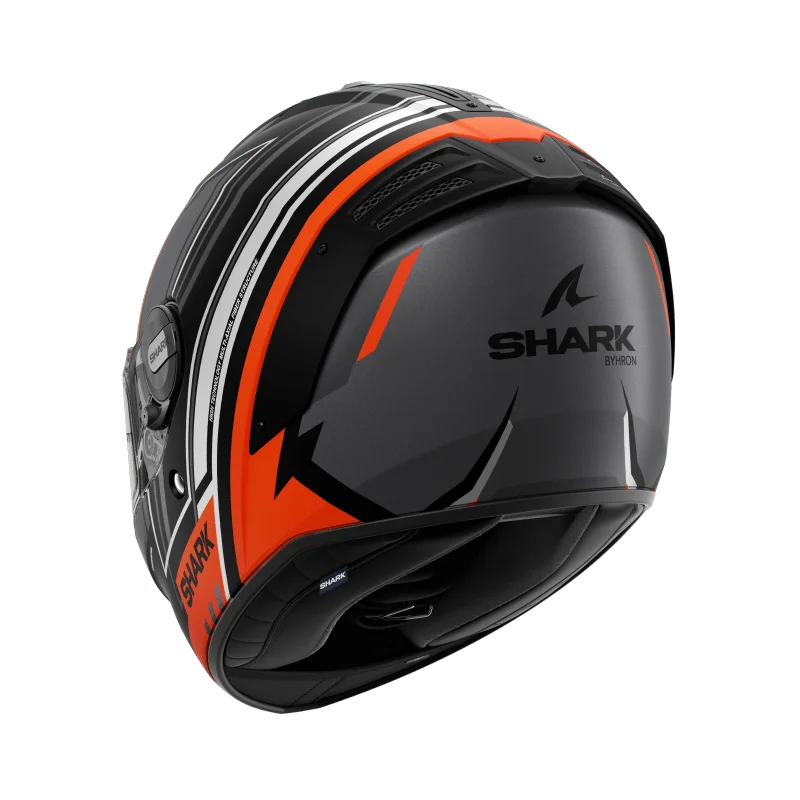 SHARK SPARTAN RS BYHRON 黑橘 彩繪