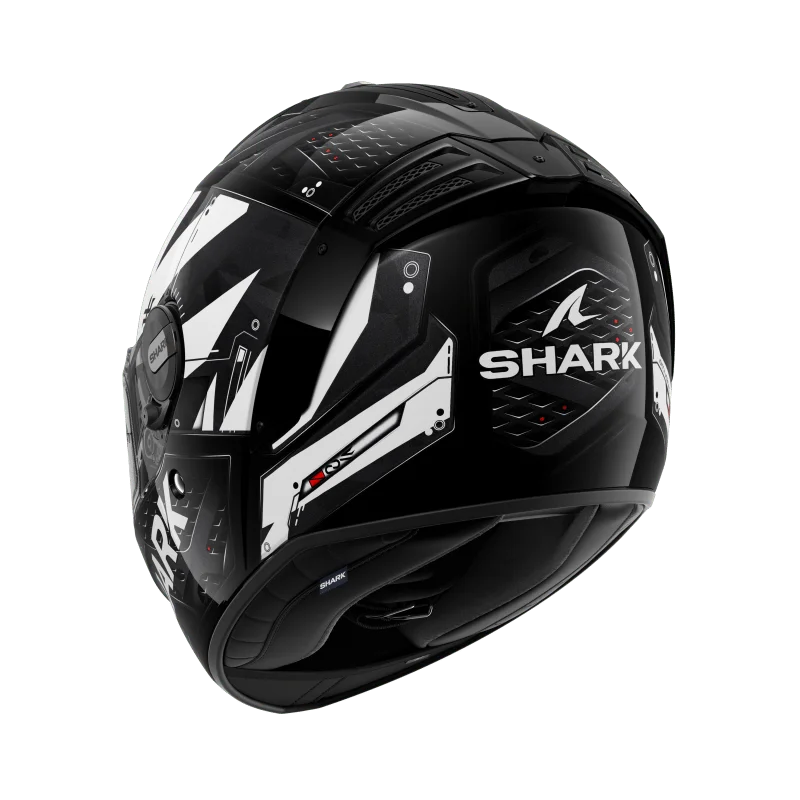 SHARK SPARTAN RS STINGREY 黑白 彩繪