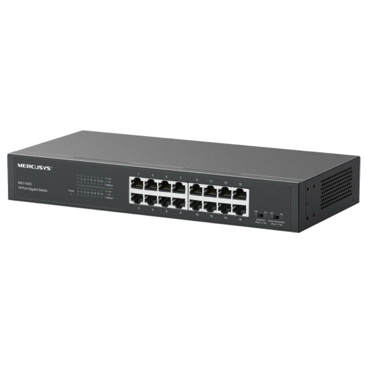 Mercusys 水星 MS116GS 16埠 1000Mbps RJ45 Gigabit 交換器