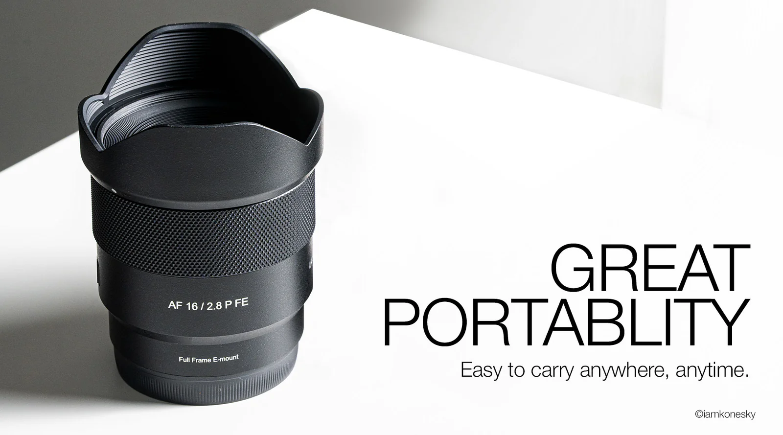 SAMYANG 16mm F2.8 AF Wide Angle Lens for Sony FE (Prima FE Series)