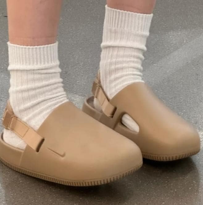 Nike Calm Mule Hemp 奶茶色 潮流款 涼鞋 休閒鞋 FD5131-200