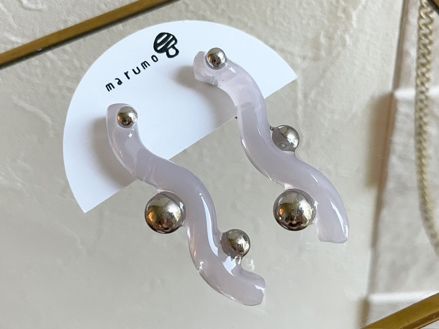 [marumo] nuance uneune/gray | 耳夾 | NO.6