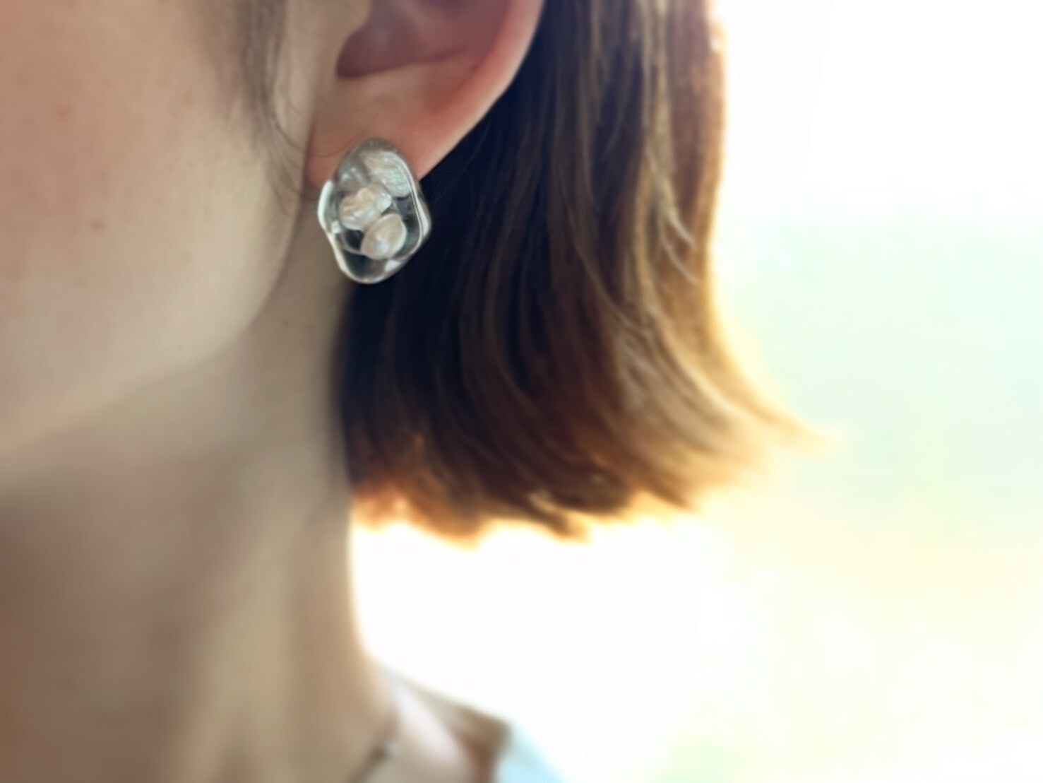 [marumo] pukkuri/clear | 耳針 | NO.7