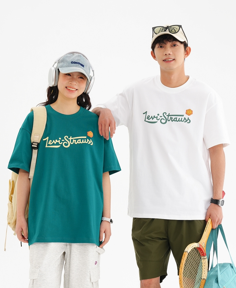 8M28 清新感印花撞色短棉TEE 三色