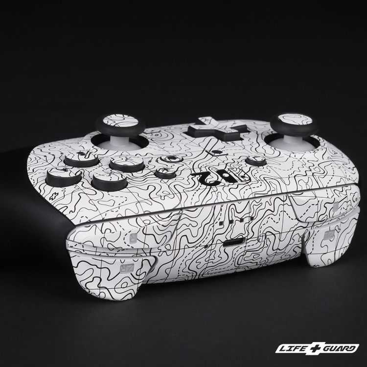 LIFE+GUARD Nintendo Switch 2 PRO 貼膜展示圖，LIFE+GUARD 專機專屬開版
