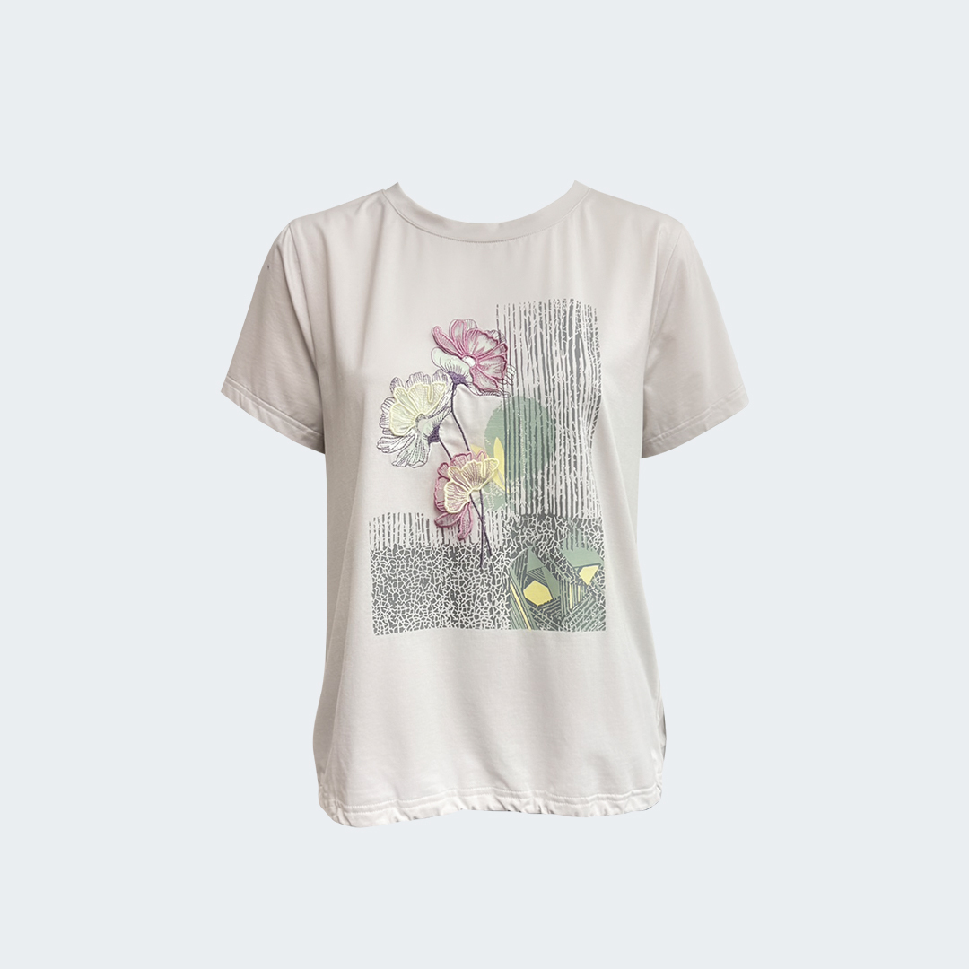 靜森花語萊賽爾混紡涼感T恤