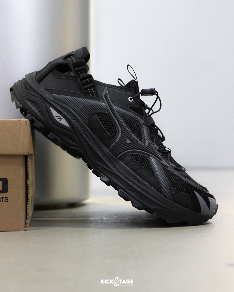 <連線代購商品>男女鞋 MIZUNO RACER TRAIL SE BLACK 朔溪鞋 復古清量 黑武士 休閒鞋【DIGH241903】美津濃