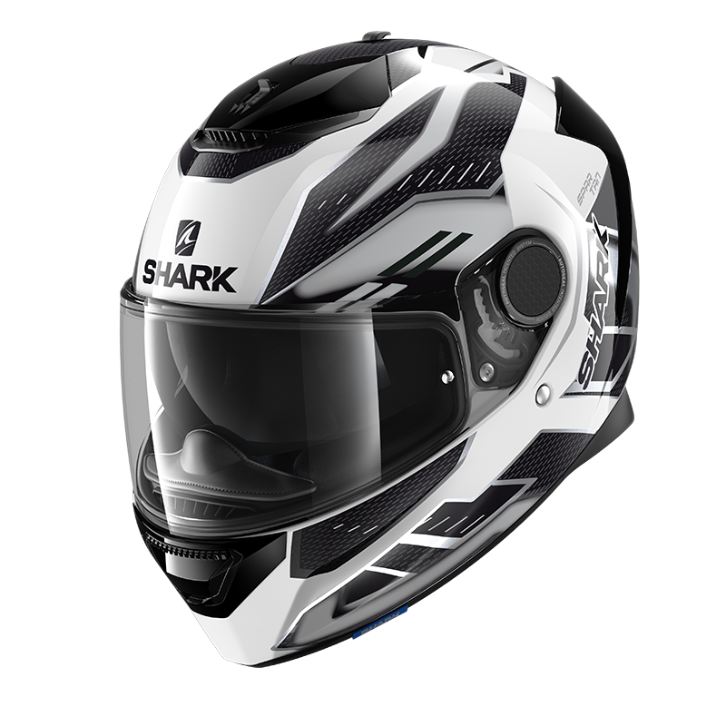 SHARK SPARTAN ANTHEON 白黑 彩繪