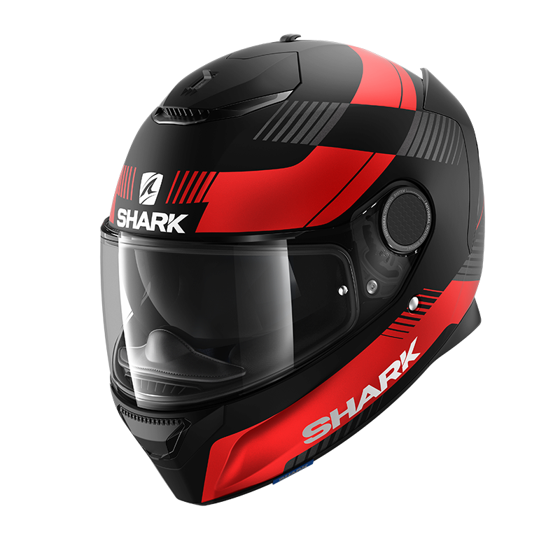 SHARK SPARTAN STRAD 黑紅 彩繪