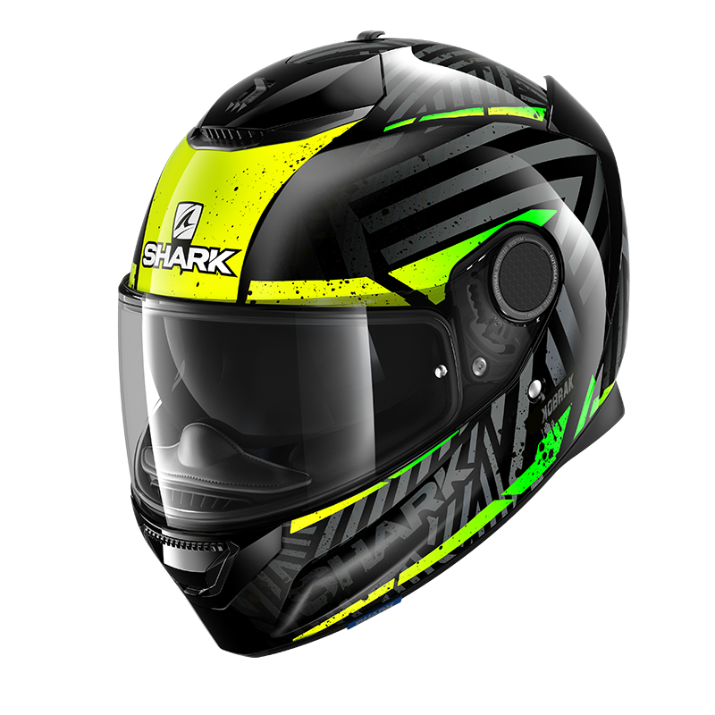 SHARK SPARTAN KOBRAK 黑黃 彩繪