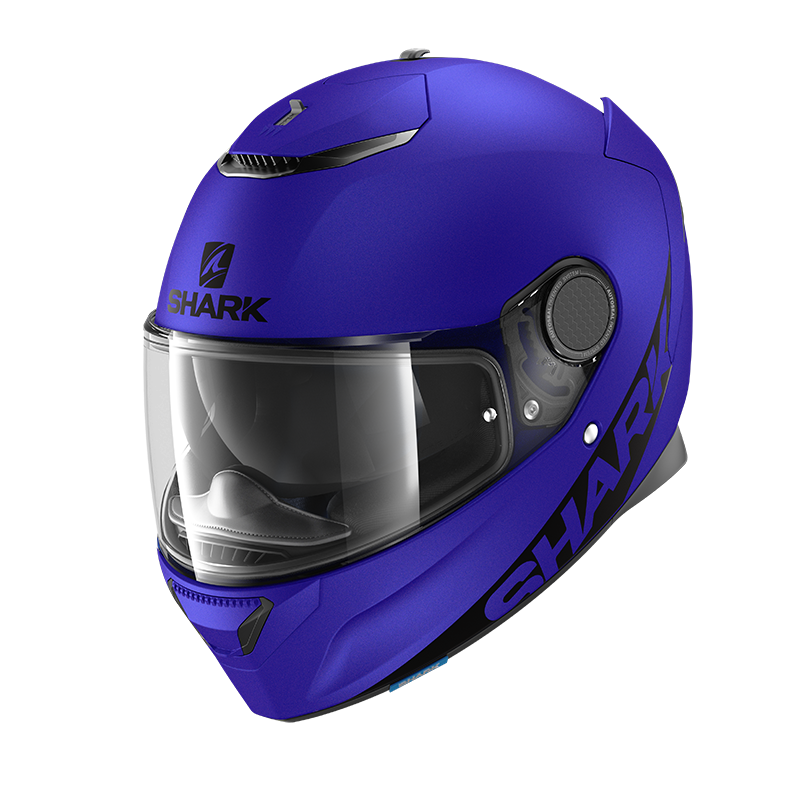 SHARK SPARTAN BLANK 消光藍 素色