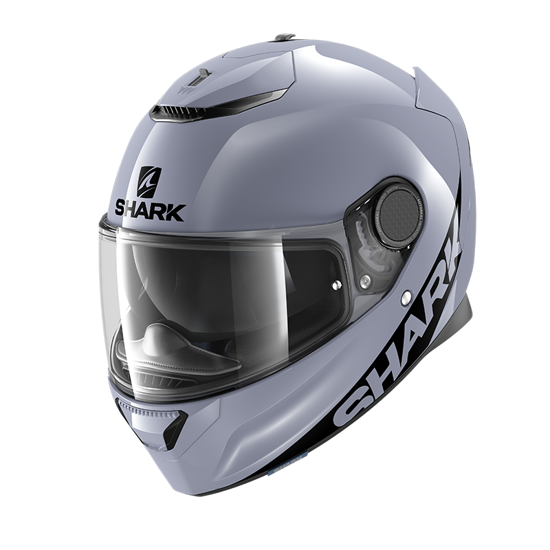 SHARK SPARTAN BLANK 亮光灰 素色