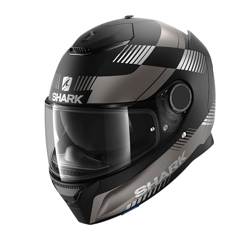 SHARK SPARTAN STRAD 黑灰 彩繪
