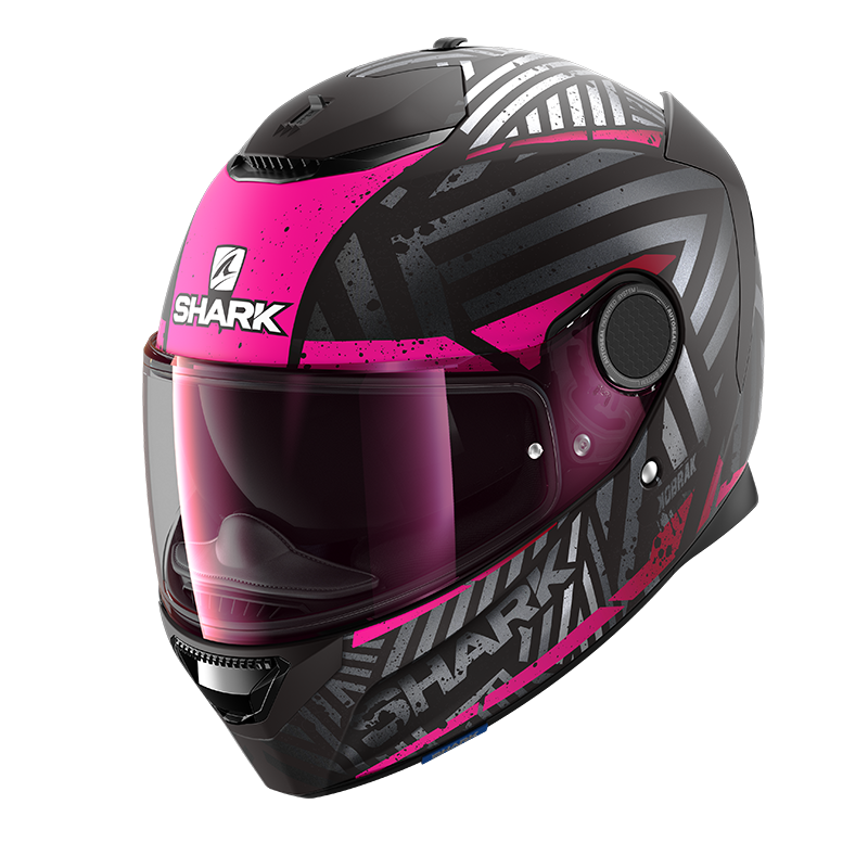 SHARK SPARTAN KOBRAK 黑粉 彩繪