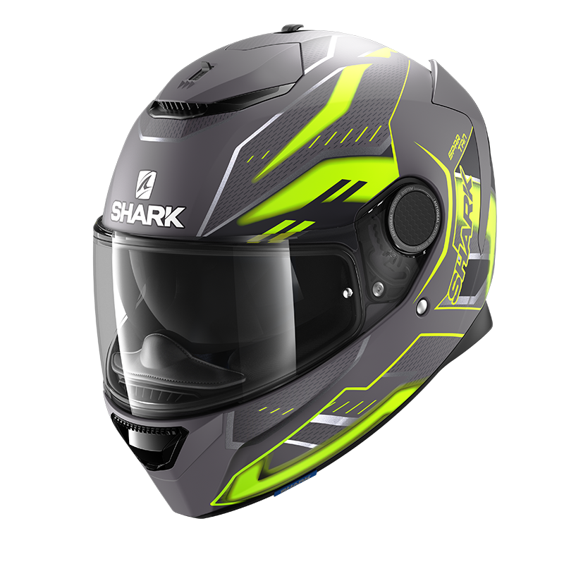 SHARK SPARTAN ANTHEON 灰黃 彩繪
