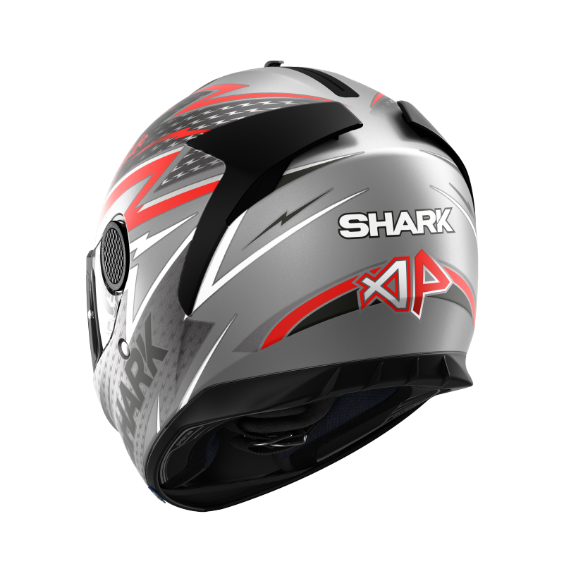 SHARK SPARTAN ADRIAN PARASSOL 灰紅 彩繪