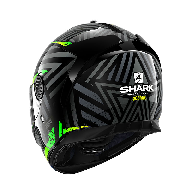 SHARK SPARTAN KOBRAK 黑黃 彩繪