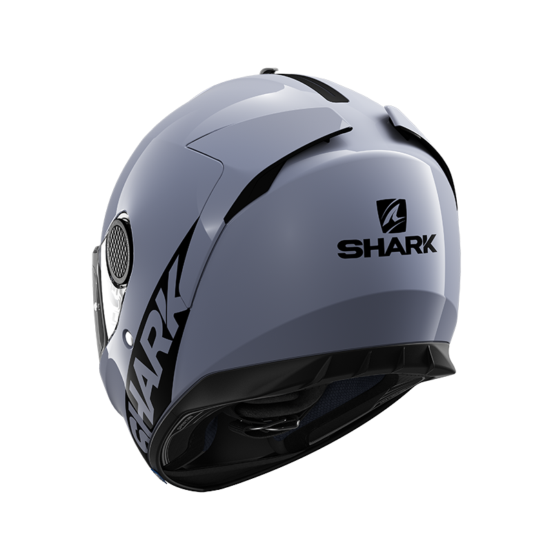 SHARK SPARTAN BLANK 亮光灰 素色