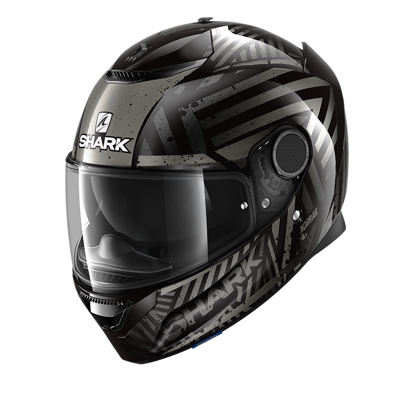 SHARK SPARTAN KOBRAK 黑灰 彩繪