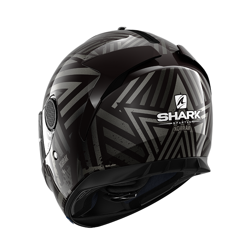 SHARK SPARTAN KOBRAK 黑灰 彩繪