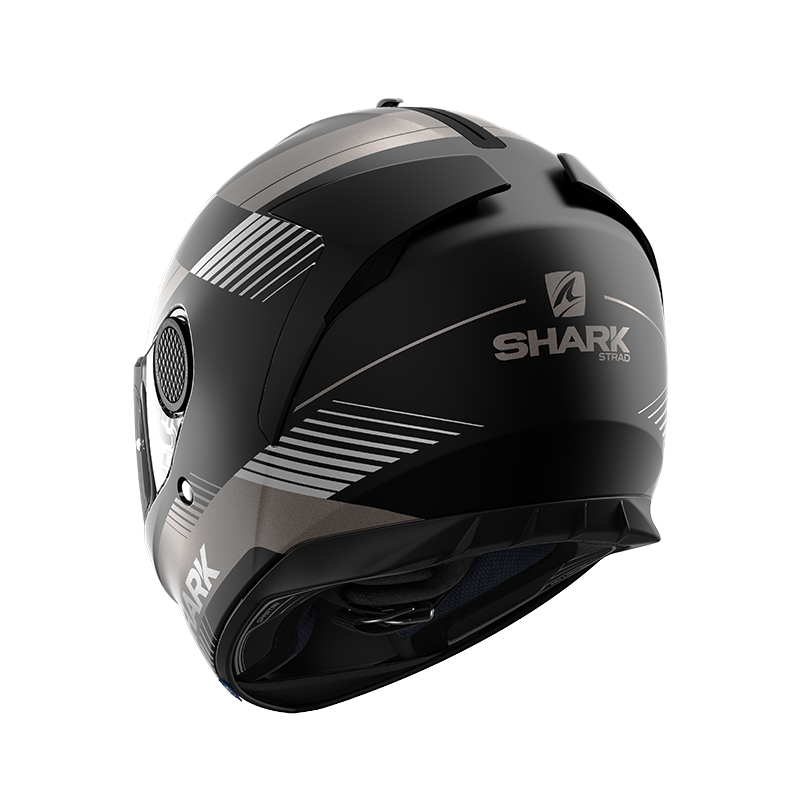 SHARK SPARTAN STRAD 黑灰 彩繪