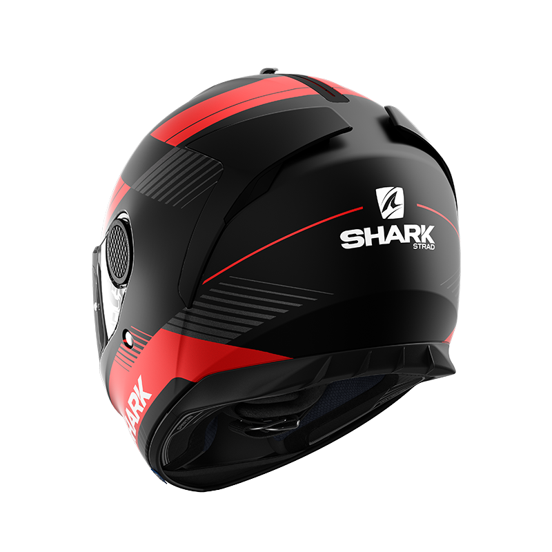 SHARK SPARTAN STRAD 黑紅 彩繪