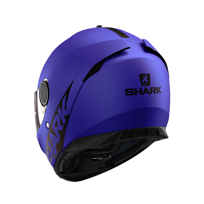 SHARK SPARTAN BLANK 消光藍 素色