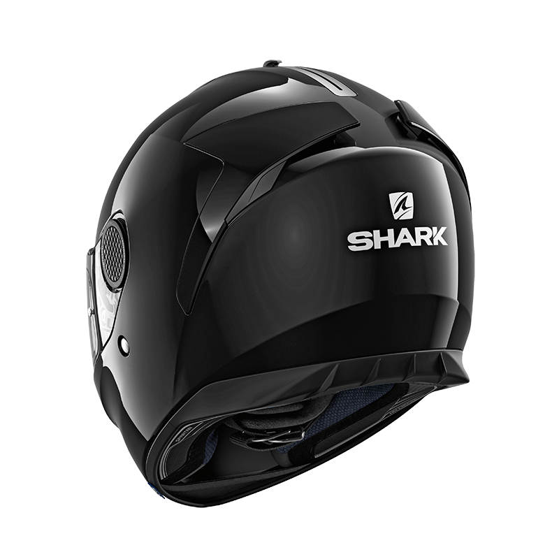 SHARK SPARTAN BLANK 亮光黑 素色