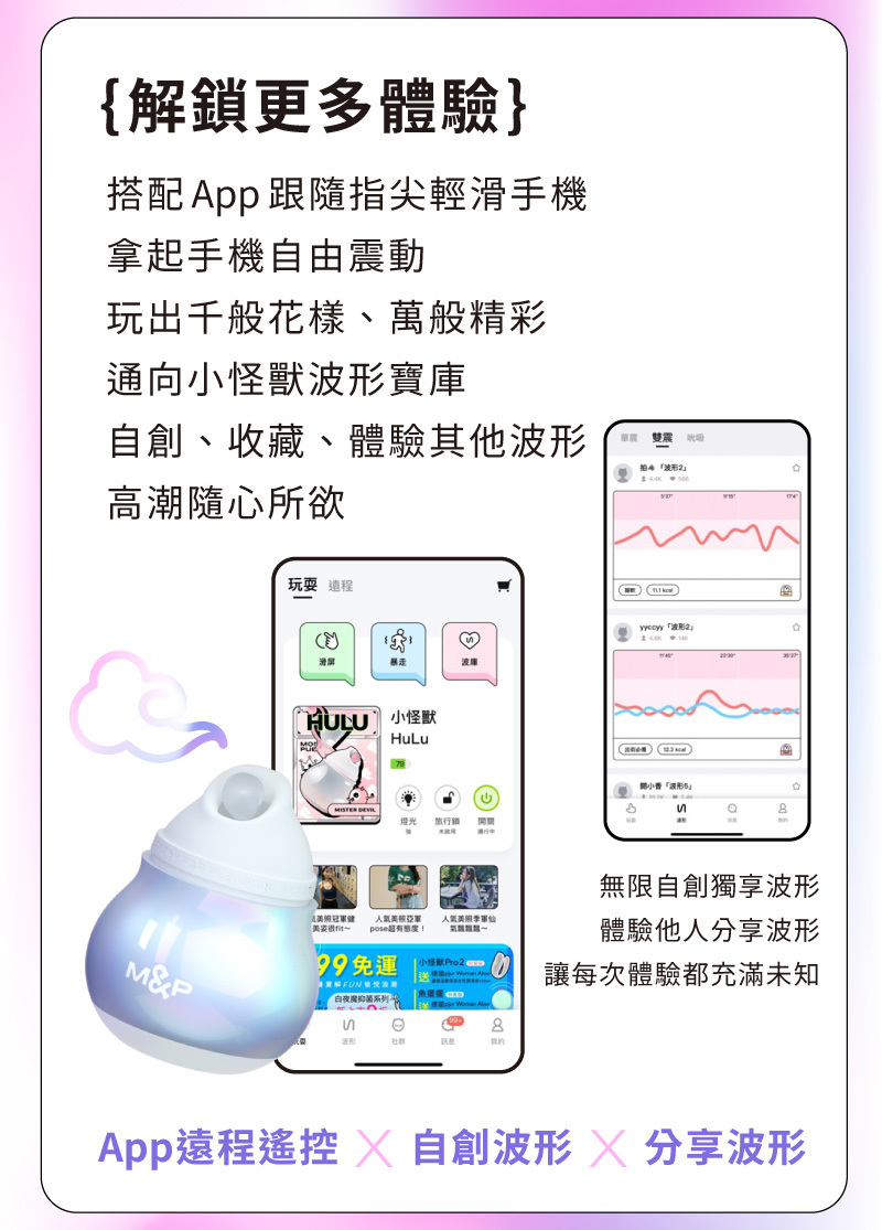 小怪獸,sistalk,小怪獸 sistalk,小怪獸 Hulu,小怪獸 葫蘆,智能吸吮震動按摩器