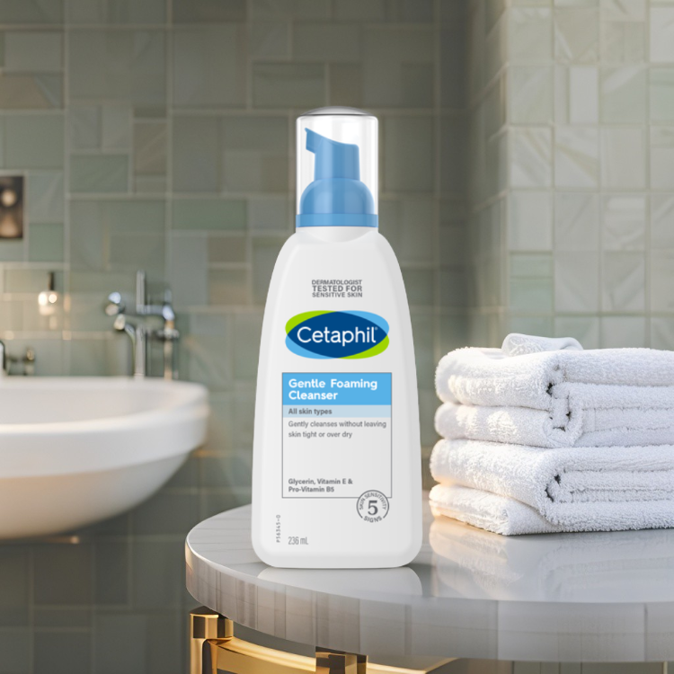 Cetaphil 溫和舒敏潔面泡沫 236ml - 敏感肌適用