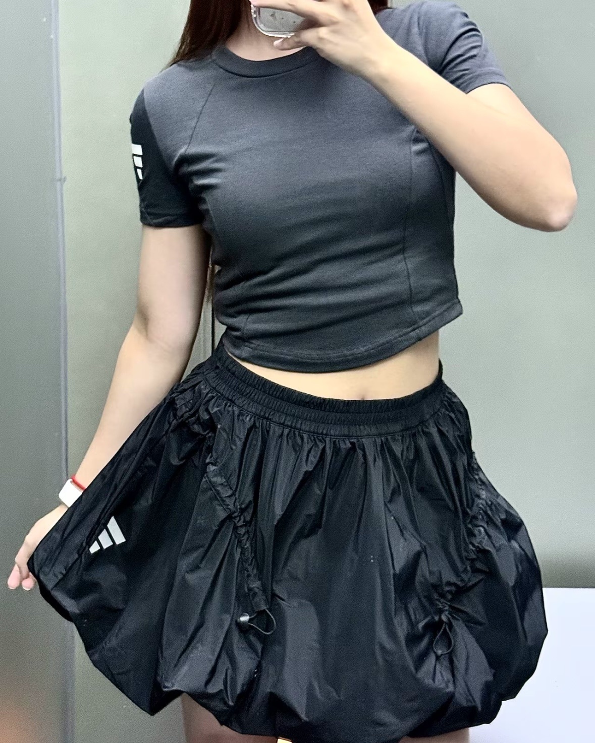 【現貨】Adidas FOS Future Style 抽繩 蓬蓬裙 短裙 兩色