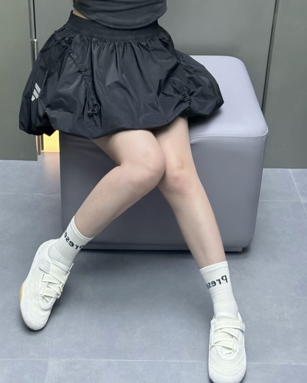 Adidas FOS Future Style 抽繩 蓬蓬裙 短裙 兩色