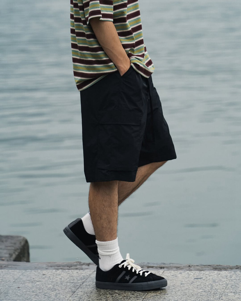 idealism 尼龍五分褲 灰/黑 Soft C-Jorts