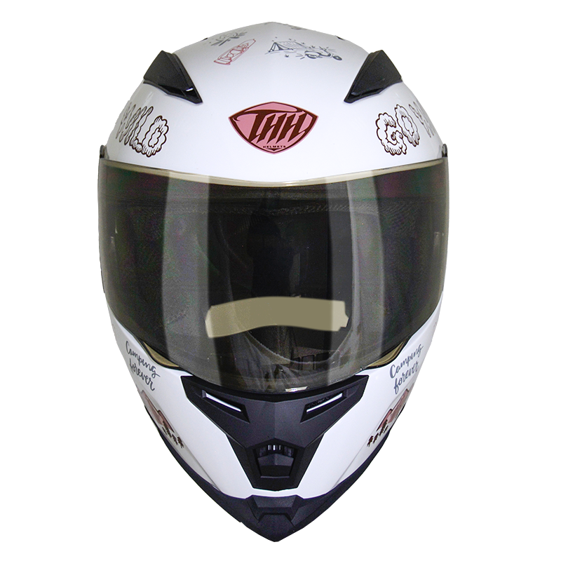 THH T840B 野FUN 白色 全罩式 安全帽 小帽體