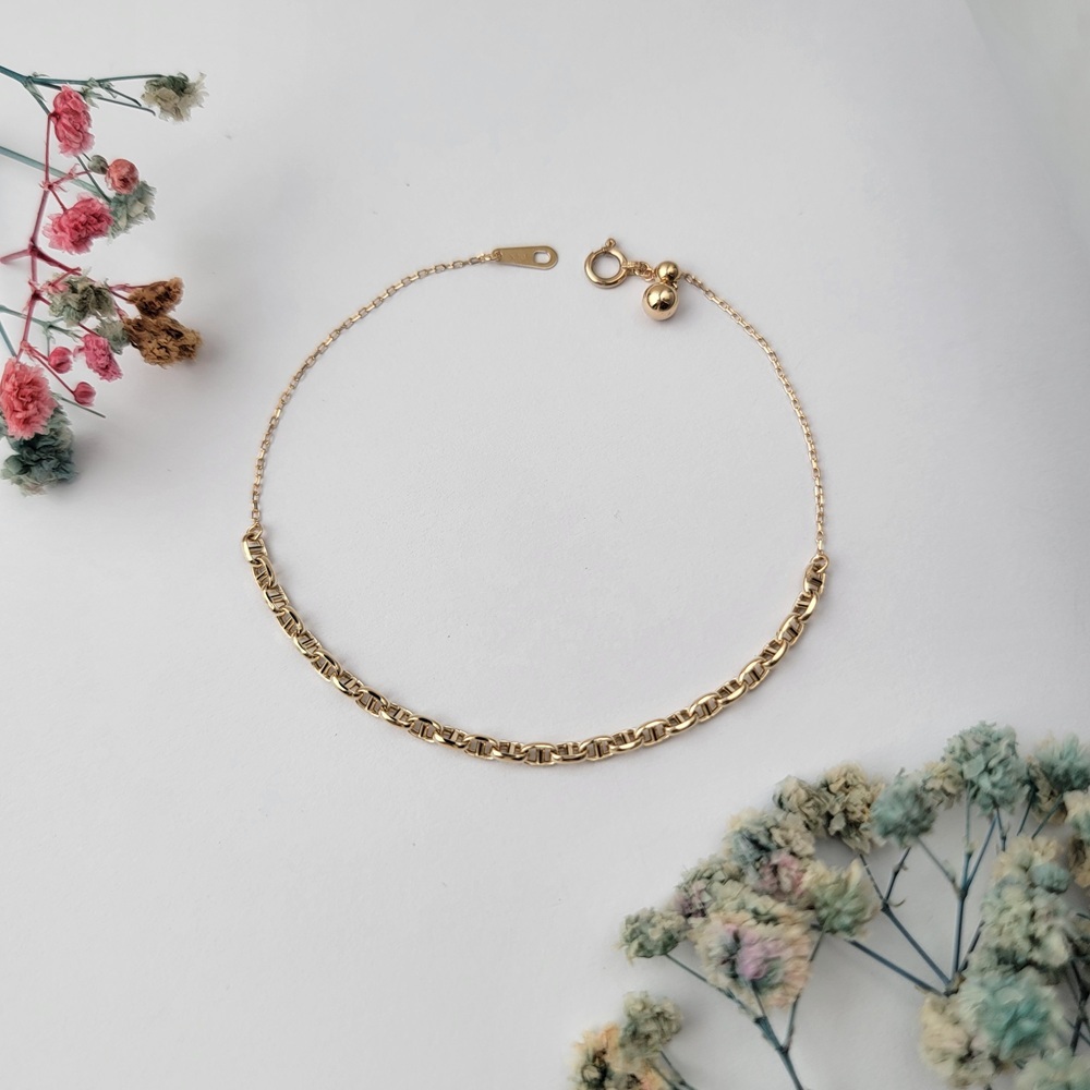 【me.luxe】K10金日小豆手鍊