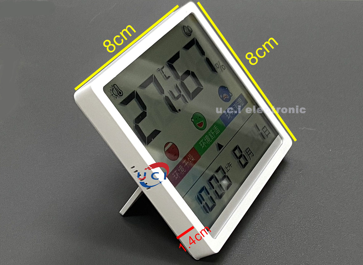 【UCI電子】(K-3) 磁吸溫濕度計 磁吸溫度計 多功能電子數顯溫濕度計 溫度計