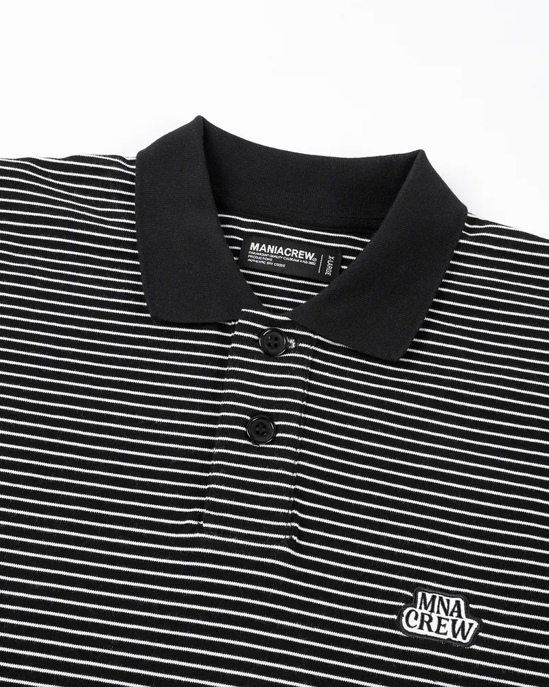 MANIA STRIPED POLO SHIRT