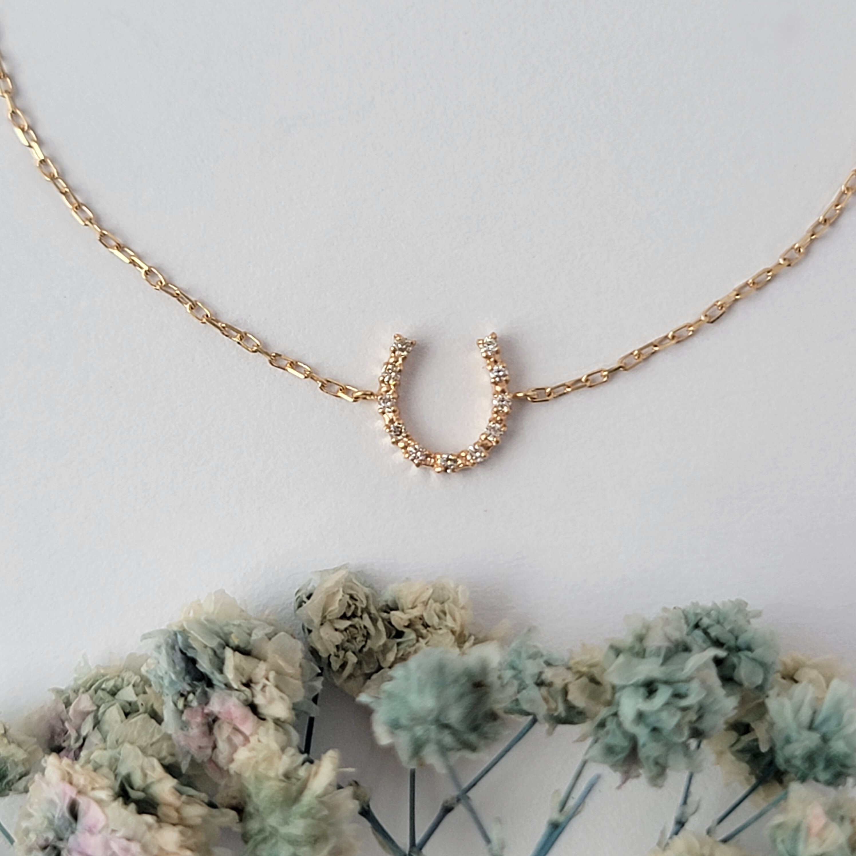 【me.luxe】K10大馬蹄4分鑽石手鍊