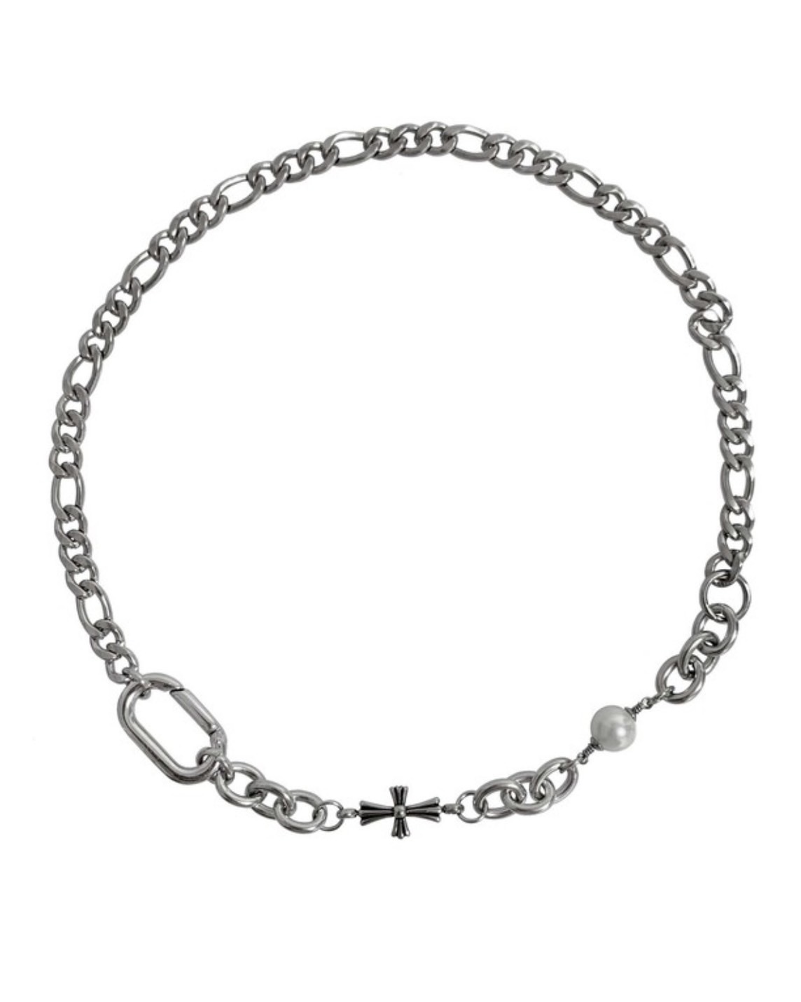 <熱銷🔥>韓國 OFUSE cross pearl choker 克羅心 古巴 項鍊 鎖骨練