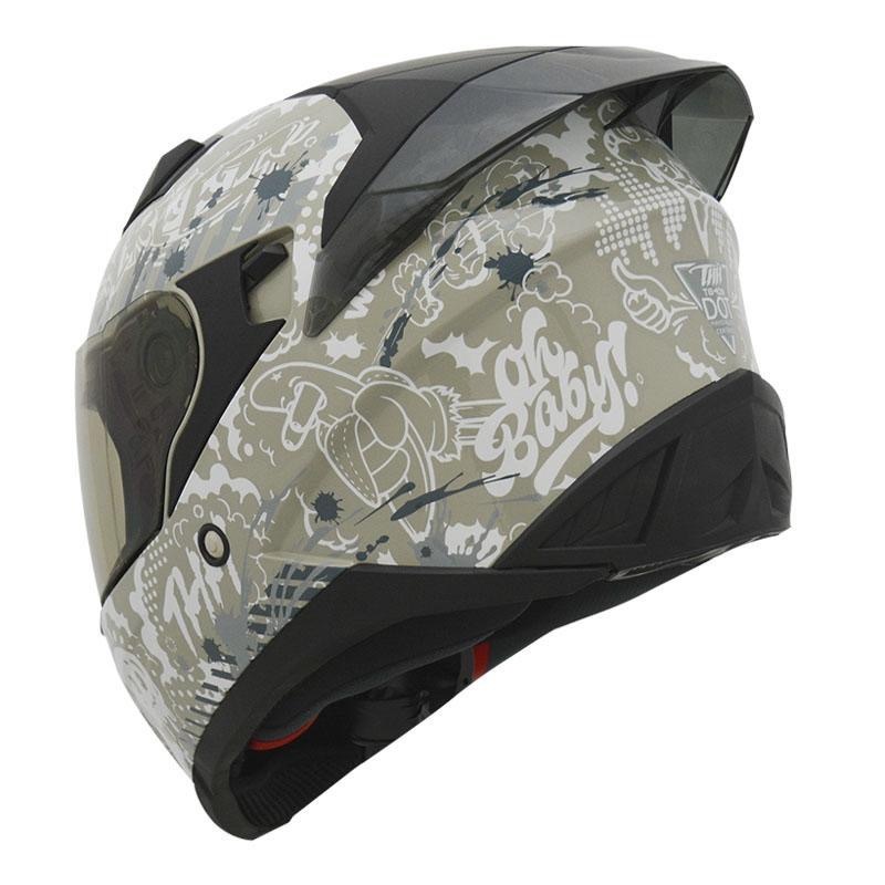 THH T840B BANANA芭娜娜 灰/白灰-男女款 安全帽-