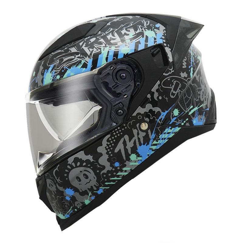 THH T840B BANANA芭娜娜 黑/灰綠-男女款 安全帽-