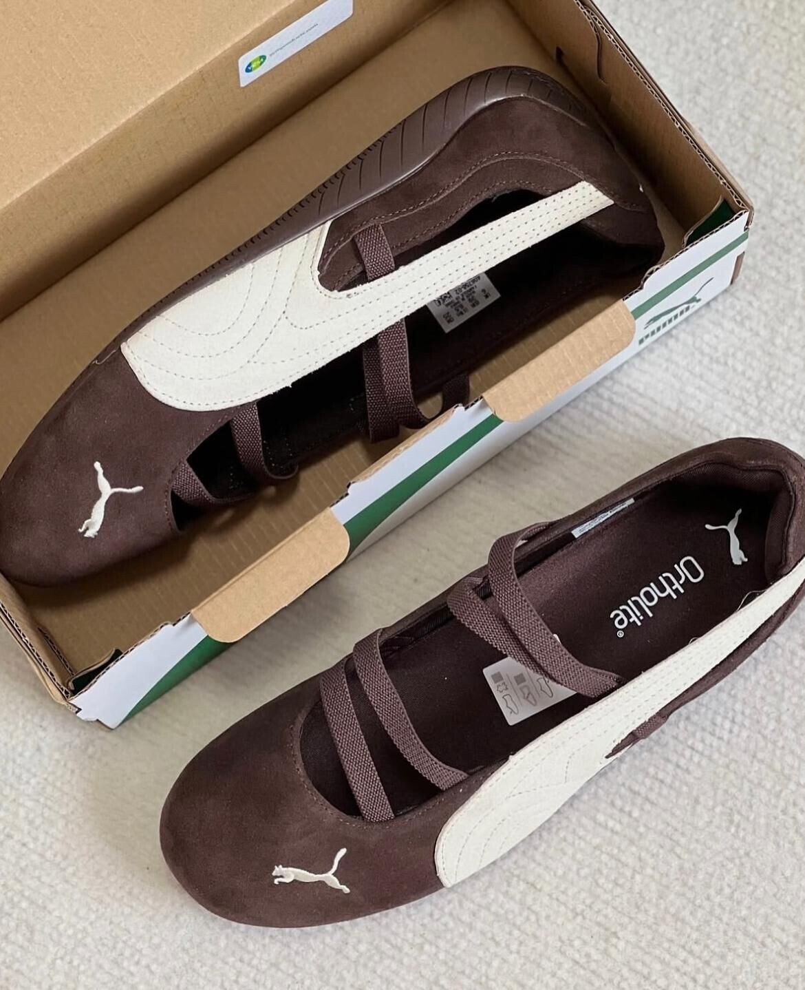 "代購" PUMA SPEEDCAT BALLET 芭蕾賽車鞋 棕色 406758-02