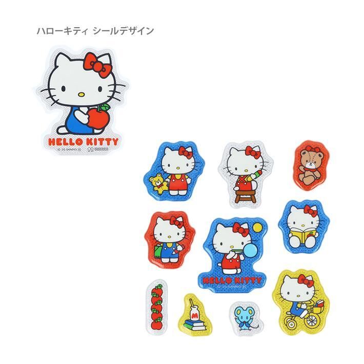 Hello Kitty Sanrio 三麗鷗 卡通閃亮貼紙 凱蒂貓｜SUN STAR 日本