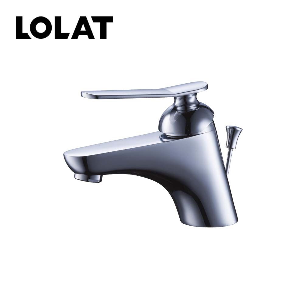 【限時特賣】LOLAT單槍臉盆水龍頭-鉻色BNN1257