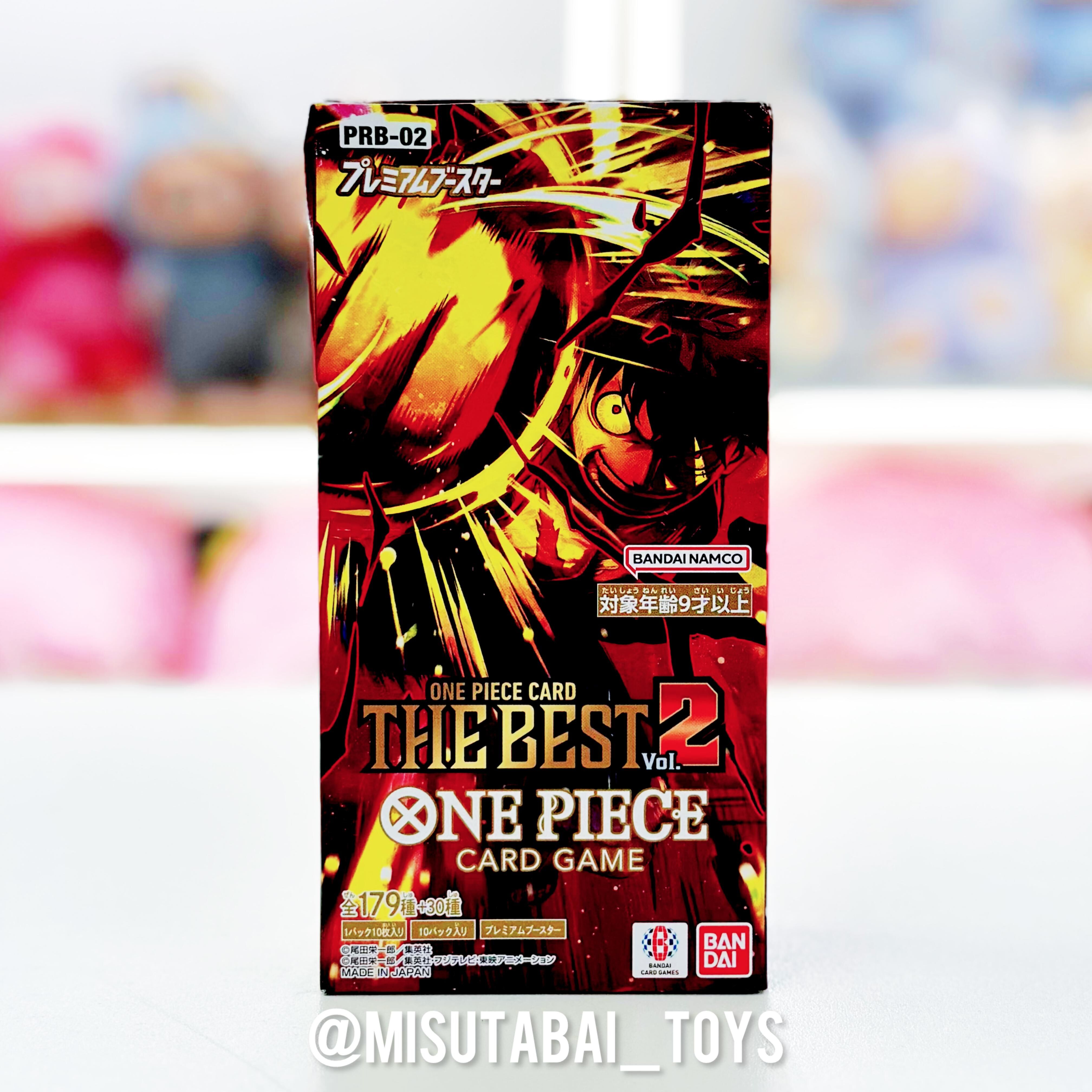 PRB02 One Piece Card Game THE BEST vol.2 Premium Booster Box (JAPANESE VER.)