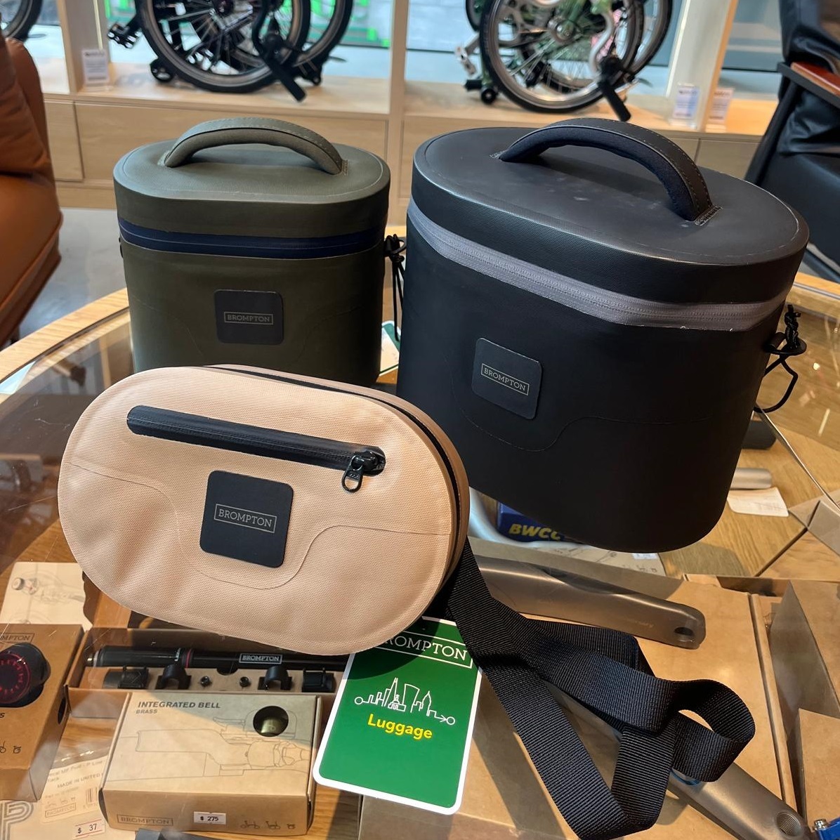 Brompton 車前拉鍊儲物袋