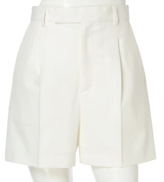 [現貨出清優惠] 折扣 Mystrada  百搭西裝短褲 白34 (XS)